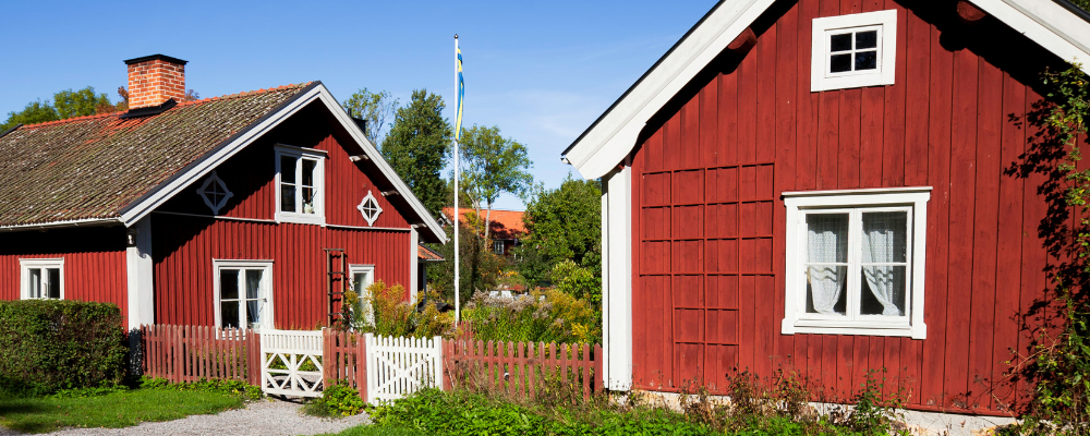 Svenska faluröda hus