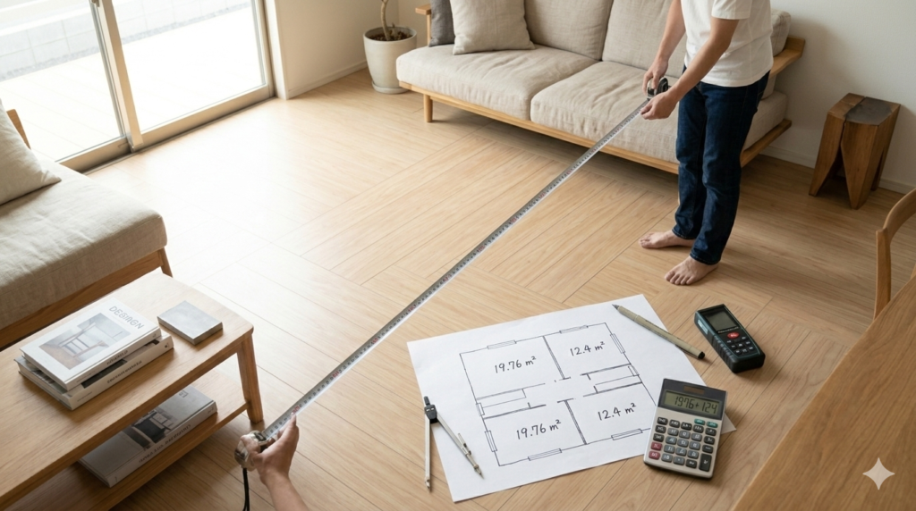 Räkna ut kvadratmeter golv