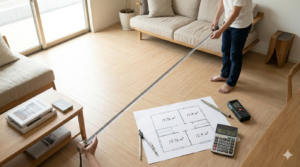 Räkna ut kvadratmeter golv